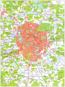 Для поиска муниципальных образований в Москве создали онлайн-карту