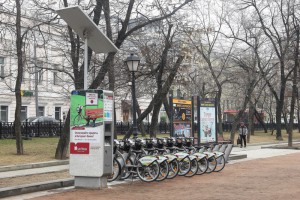 Пункт аренды велосипедов в Москве