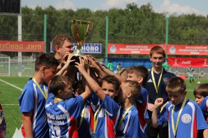 Юные футболисты школы "Чертаново"