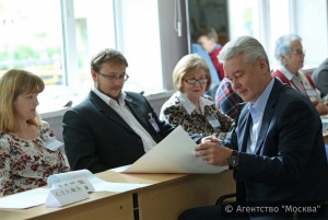 Мэр Москвы Сергей Собянин проголосовал на выборах в Госдуму