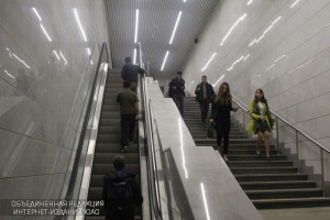 Переход на станцию "Площадь Гагарина" МЦК
