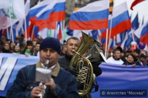 В Москве на шествие «Мы едины!» собралось более 80 тысяч участников