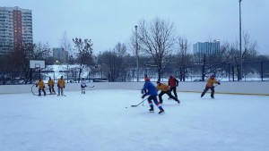 В районе Москворечье-Сабурово пройдет хоккейный матч
