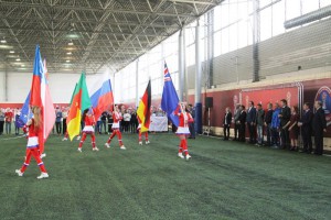 Футбольный турнир в манеже «Чертаново» 