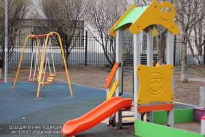 Детская площадка в районе Москворечье-Сабурово