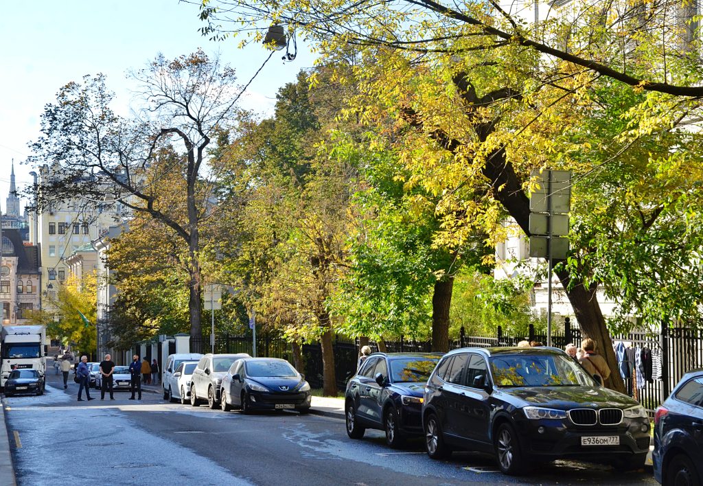 Сотрудники библиотеки №167 пригласили горожан на пешую экскурсию. Фото: Анна Быкова, «Вечерняя Москва»
