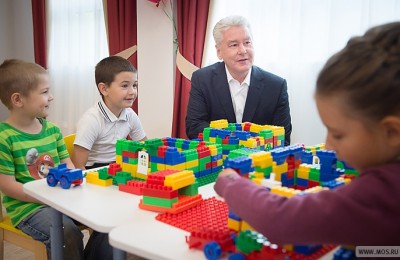 Сегодня мэр Москвы Сергей Собянин открыл 2 новых дошкольных учреждения