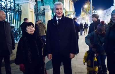 Сегодня мэр Москвы Сергей Собянин посетил обновленную Неглинную улицу