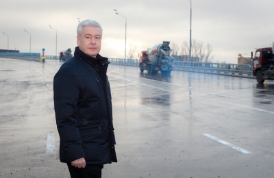 Мэр Москвы Сергей Собянин: За 2015 год в столице было построено 90 км новых дорог