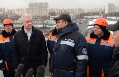 Мэр Москвы Сергей Собянин: В рамках реконструкции МКАД в столице появится 14,5 км новых дорог