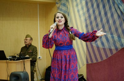 В районе Москворечье-Сабурово прошел концерт военной песни