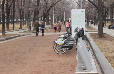 В районе Москворечье-Сабурово расположен один пункт велопроката