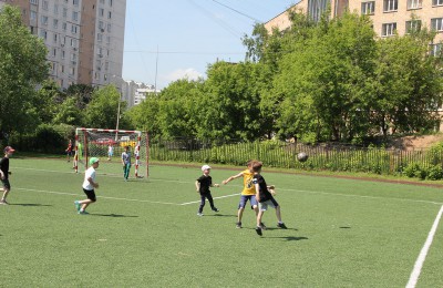 Окружной турнир по футболу прошел в районе Москворечье-Сабурово