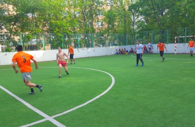Турниры по футболу провели среди жителей района Москворечье-Сабурово