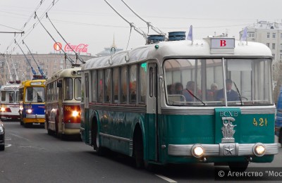 Праздник московского троллейбуса пройдет 1 октября