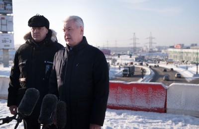 Мэр Москвы Сергей Собянин: Программа строительства 12 путепроводов продолжается
