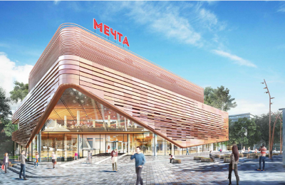 Площадь остекления нового здания кинотеатра «Мечта» увеличат на четверть