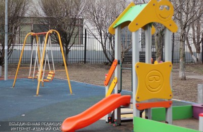 Детская площадка в районе Москворечье-Сабурово