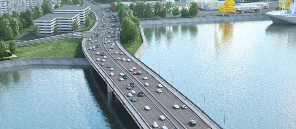 Мост и многоуровневая транспортная развязка появятся на Каширском шоссе