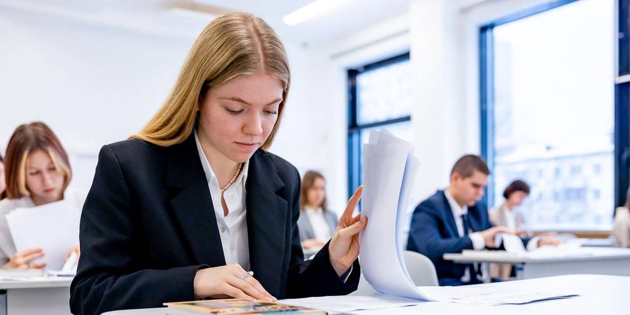 Московские выпускники начали сдавать ЕГЭ по математике. Фото: пресс-служба Департамента образования и науки города Москвы