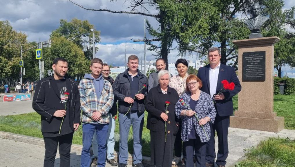 Мемориальная акция состоялась в Москворечье-Сабурове. Фото: страница управы района Москворечье-Сабурово в социальных сетях