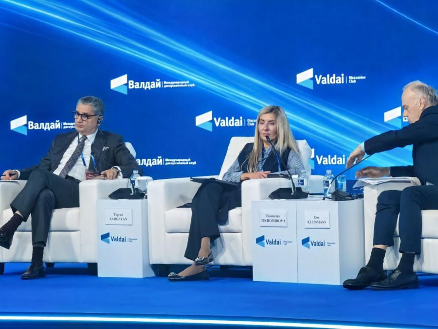 Профессор НИЯУ МИФИ выступила на международном заседании Международного дискуссионного клуба. Фото: официальный сайт НИЯУ МИФИ